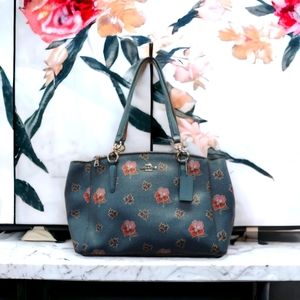 Coach Women's Christie Carryall Wildfire Print Coated Canvas Bag (F1792-F13768)